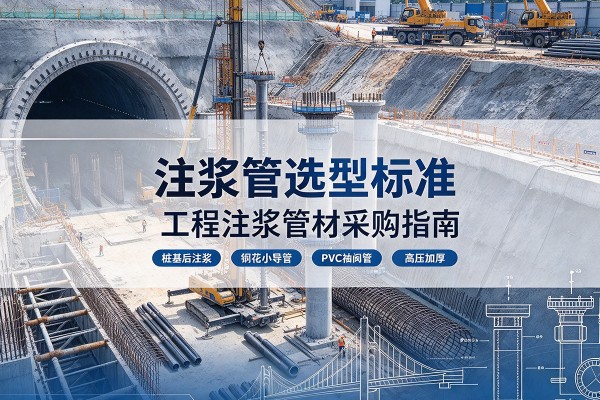 分宜注浆管选型标准