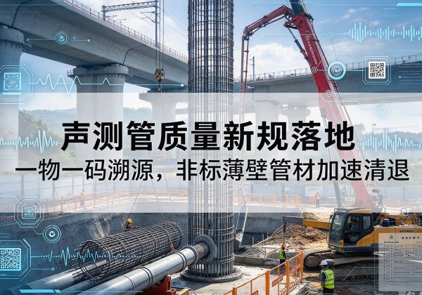 分宜声测管质量新规落地，一物一码溯源，非标薄壁管材加速清退